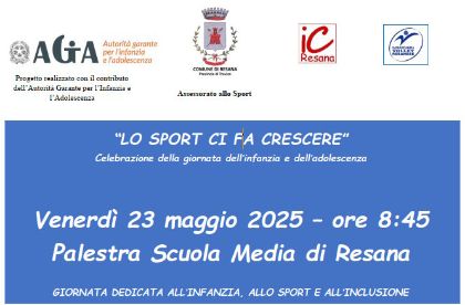 LO SPORT CI FA CRESCERE LO SPORT CI FA CRESCERE