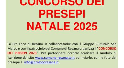 locandina x concorso presepi 2025